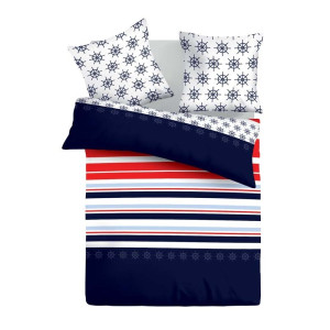 Памучен спален комплект Корабен рул - Ранфорс