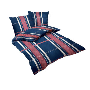 Памучно покривало за спалня с калъфки за възглавница - Позитано