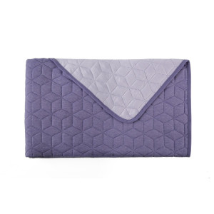 Луксозно полиестерно покривало в лилав цвят Шарла