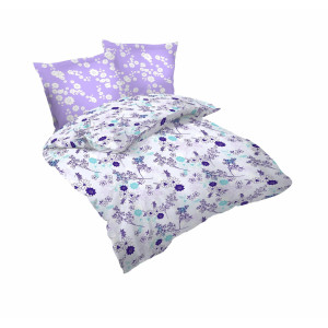 Памучно покривало за спалня с калъфки за възглавница - Сиена