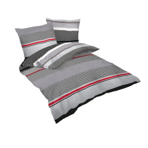 Памучно покривало за спалня с калъфки за възглавница - Бари