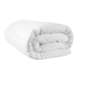 Лятна микрофибърна олекотена завивка / Бяла