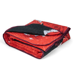 Микрофибърно покривало Red rose