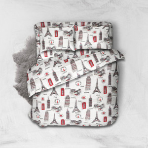 100% Памучен спален комплект Landmarks