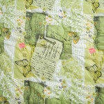 Любовно писмо - спален комплект от микрофибър, зелен