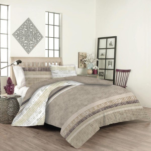 Памучен спален комплект с олекотена завивка Дорна