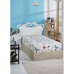 Памучен долен чаршаф Лапички Памучен долен чаршаф Лапички