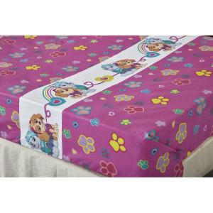 Памучен долен чаршаф Смело момиче