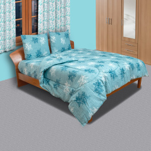 Памучен спален комплект Finiks aqua