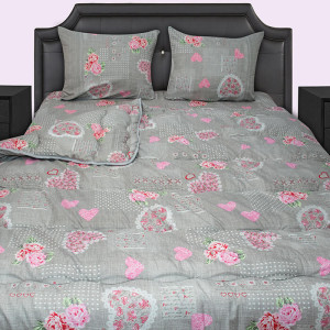 Спален комплект с олекотена завивка Карелия - 100% ПЕ