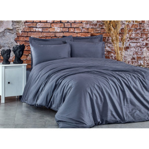 Спален комплект Антрацит - Памучен сатен Спален комплект Антрацит - Памучен сатен