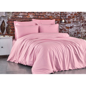 Спален комплект Сьомга - Памучен сатен Спален комплект Сьомга - Памучен сатен