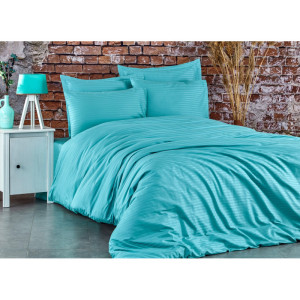 Спален комплект Тюркоаз - Памучен сатен Спален комплект Тюркоаз - Памучен сатен