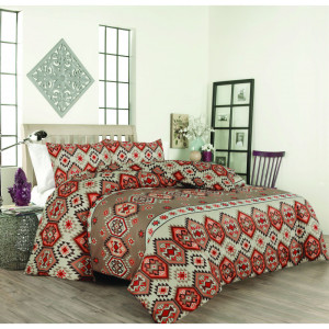 Спален комплект с олекотена завивка Булго - Ранфорс