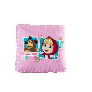 Деко възглавница в розово Masha and the Bear Деко възглавница в розово Masha and the Bear