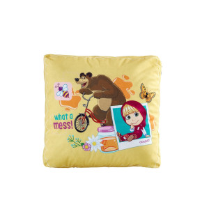 Деко възглавница в жълто Masha and the Bear Деко възглавница в жълто Masha and the Bear