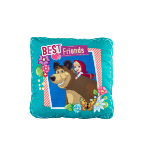 Деко възглавница в аква Masha and the Bear Деко възглавница в аква Masha and the Bear