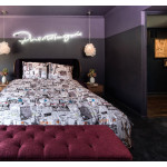 Романтичен спален комплект с 3D десен Нона