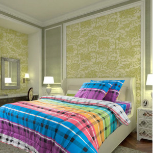 100% памучен спален комплект Happy mood