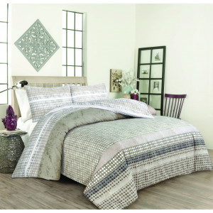 Памучен спален комплект с олекотена завивка Лесли