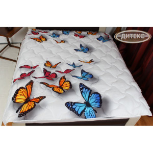 Приказна олекотена завивка Butterflies - памучен сатен Приказна олекотена завивка Butterflies - памучен сатен