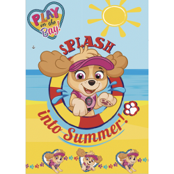 Кърпа за плаж Патрул Лапа Лято