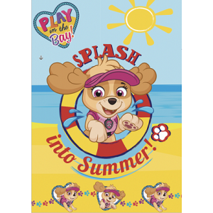 Кърпа за плаж Патрул Лапа Лято Кърпа за плаж Патрул Лапа Лято