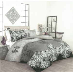Памучен спален комплект с олекотена завивка Тайра