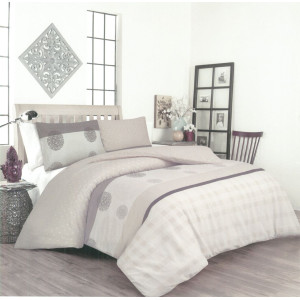 Памучен спален комплект с олекотена завивка Ники