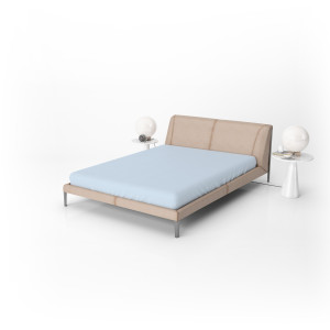 Памучен долен чаршаф 150/260 Light blue Памучен долен чаршаф 150/260 Light blue