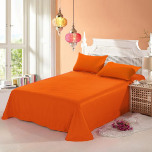 100% памучен чаршаф с калъфки за възглавница ORANGE 100% памучен чаршаф с калъфки за възглавница ORANGE