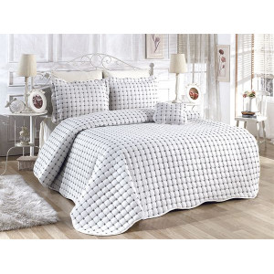 Луксозно покривало за спалня от жакард Албиция