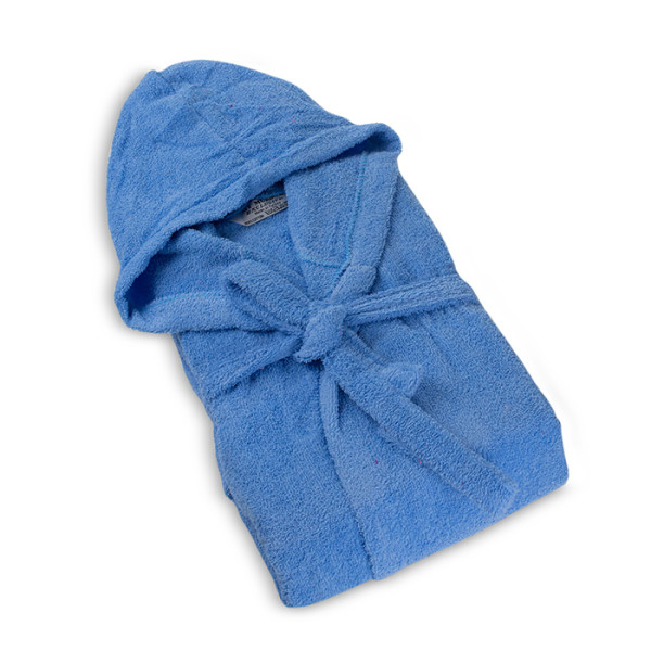 100% Памучен халат за баня Blue
