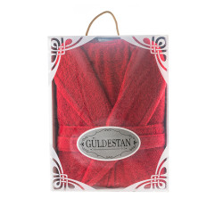 Червен хавлиен халат за баня Beti