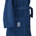 Халат за баня от 100% памук в синьо XL - JUMP