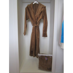 Практичен Халат Серия Кадифе Ladik - цвят кафяв