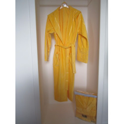 Практичен Халат Серия Кадифе Ladik - цвят жълт