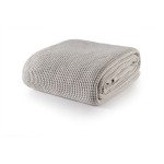 Луксозно памучно одеяло Марбела светло бежово