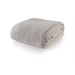 Луксозно памучно одеяло Марбела светло бежово