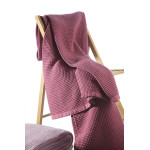 Луксозно памучно одеяло Марбела тъмно розово