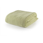 Луксозно памучно одеяло Марбела зелено