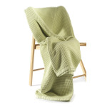 Луксозно памучно одеяло Марбела зелено