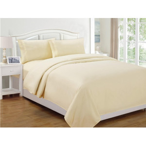 Стилен спален комплект Шампанско - Памук-Полиестер Стилен спален комплект Шампанско - Памук-Полиестер