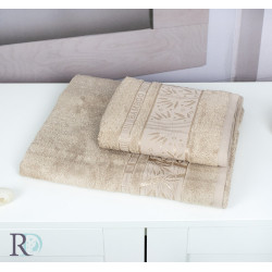 Плътна хавлиена кърпа от бамбук  - Beige