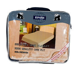 Зимно акрилно одеяло - бежово