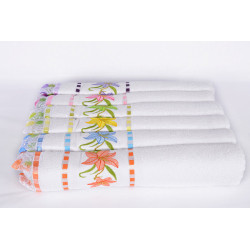 Кърпа Луксозна Колекция - 50/80 Дантела и Бродерия на Цветя