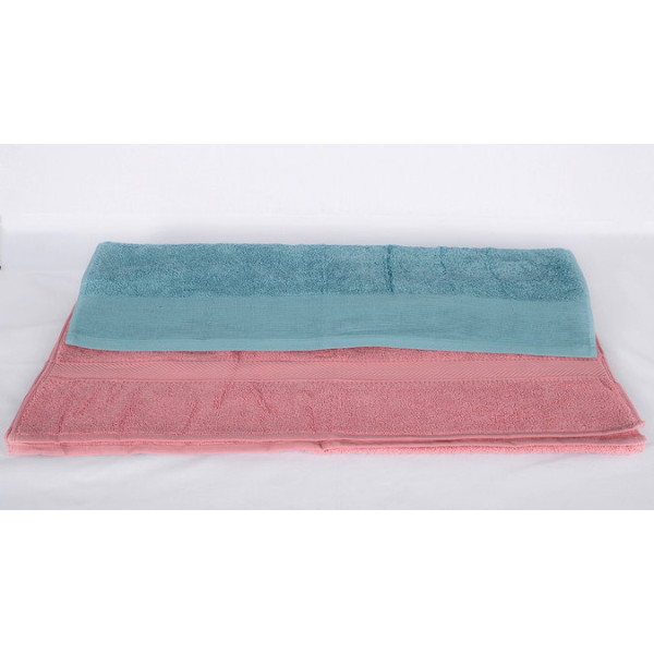Кърпа 70/140 в розов или син цвят - за баня