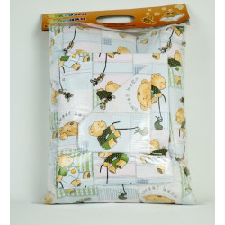 Бебешко спално бельо Ранфорс Сладък Мечо Зелен