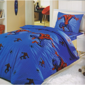 Памучно детско спално бельо Spiderman Памучно детско спално бельо Spiderman