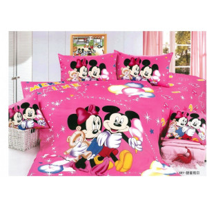 Луксозно детско покривало Семейство Маус